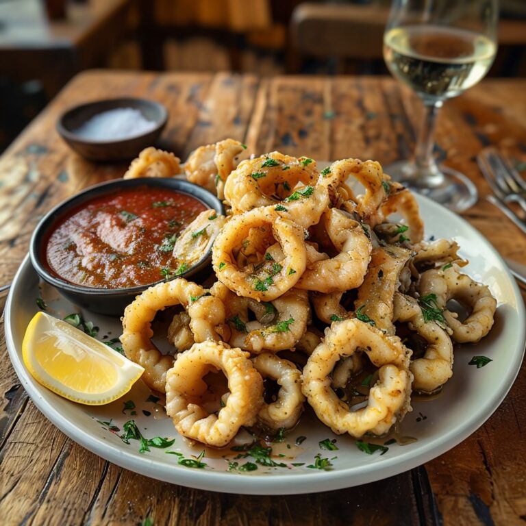 What is calamari steak made of?