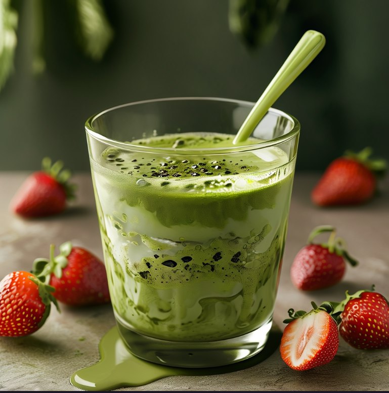 Does matcha taste good with strawberries?