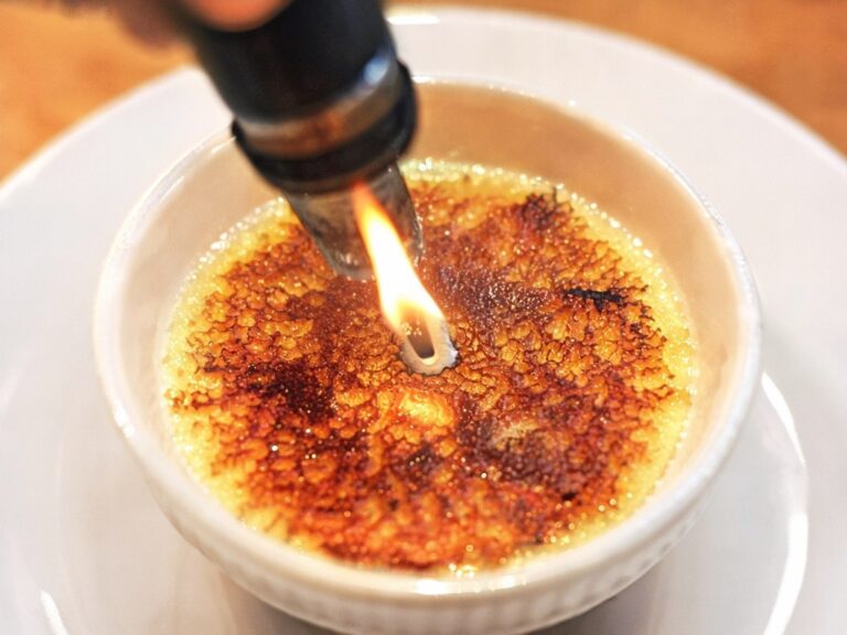 What is it Called When You Torch the Sugar on Crème Brûlée?