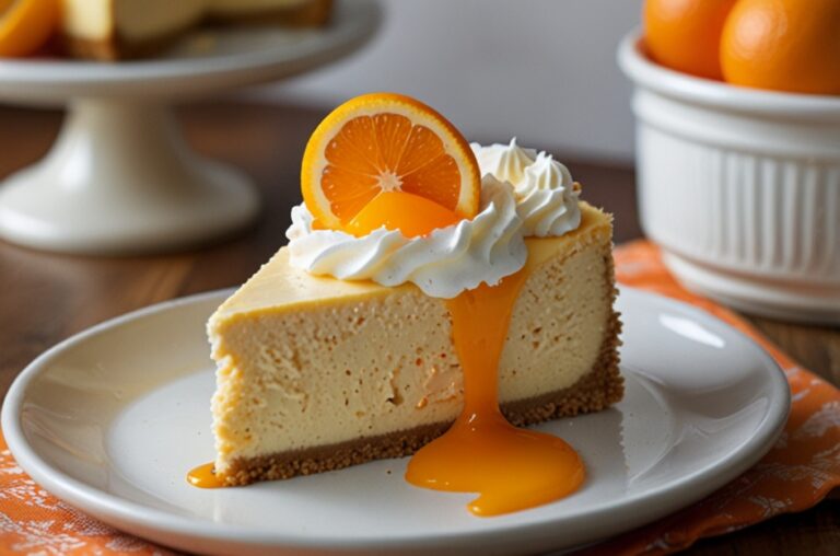 orange creamsicle cheesecake