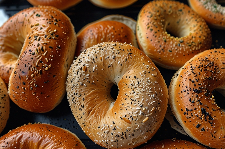 sourdough bagels