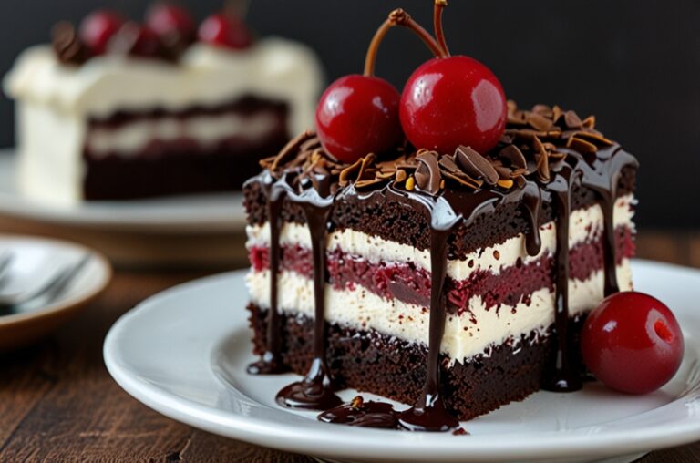 black forest poke cake