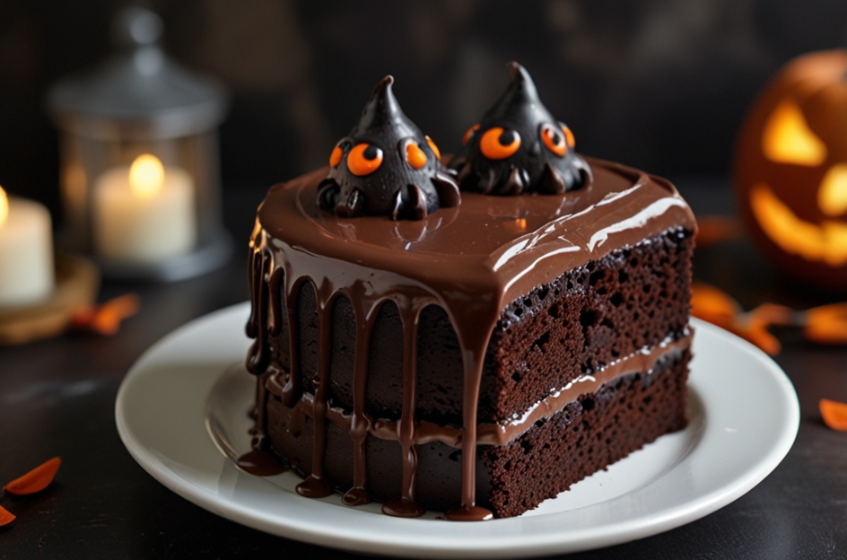 chocolate cake recipe from scratch easy halloween​