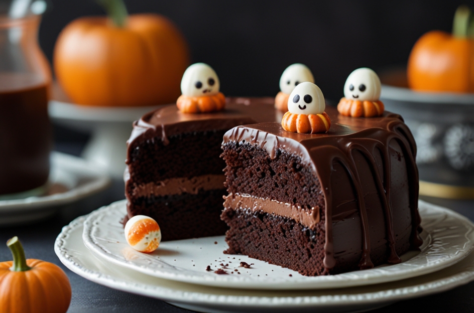 chocolate cake recipe from scratch easy halloween​