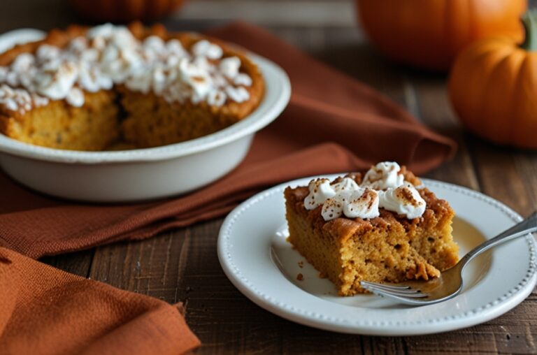 pumpkin dump cake