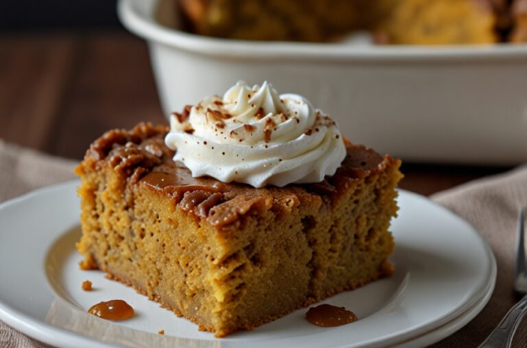 pumpkin dump cake​